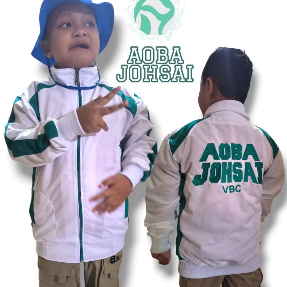 เสื้อแจ็คเก็ตเด็ก Aoba johsai สําหรับเด็ก