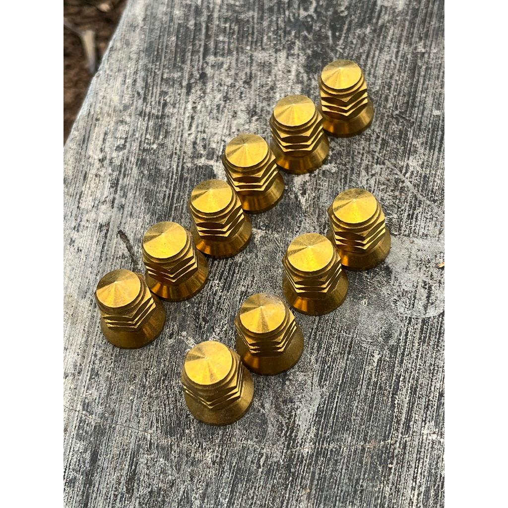 ORIGINAL HENG 8 THREAD STANLIS CAP NUT HAGA RETAIL PURE STAINLESS NUT