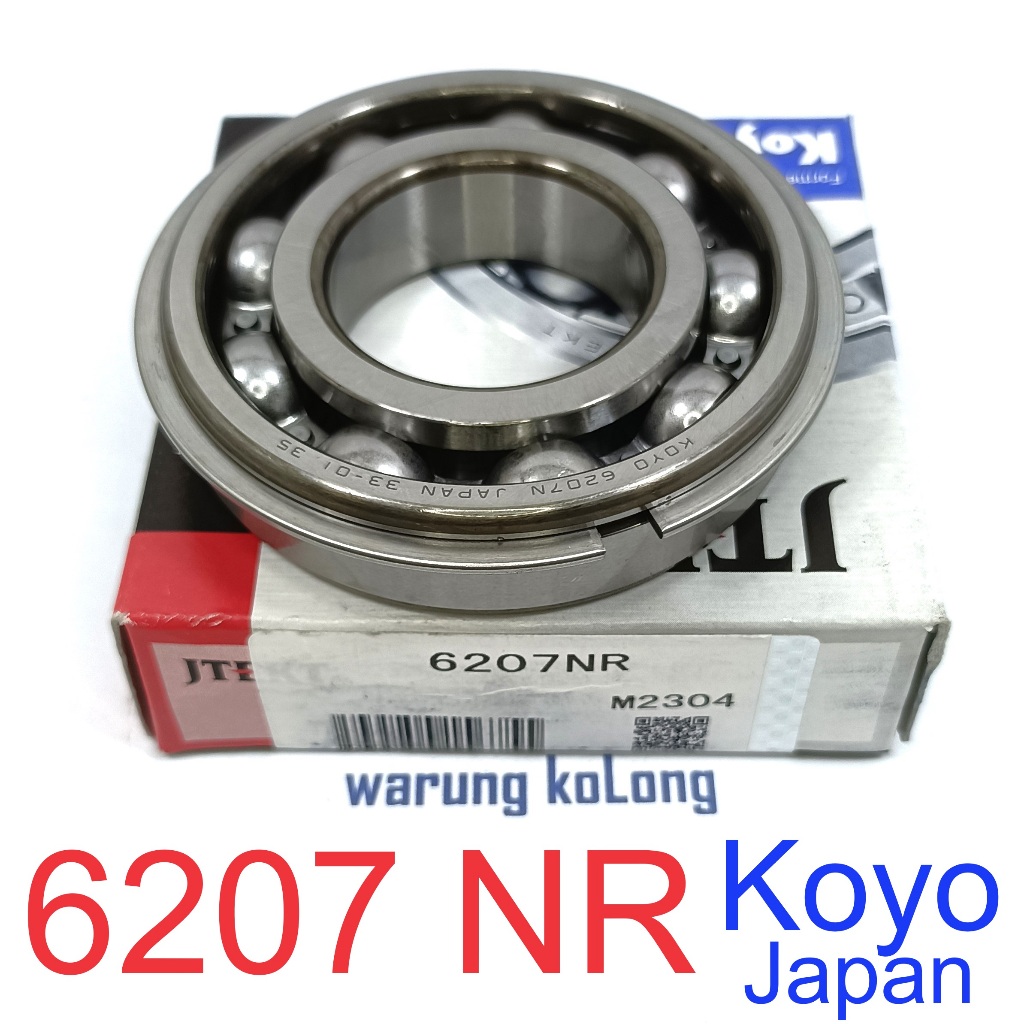 KOYO Japan Bearing 6207 NR Transmission L300 Diesel Japan laker Bearing ring 6207NR