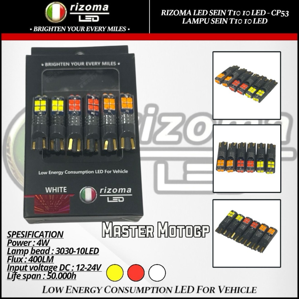 MATA RIZOMA LED sen T10 CP53 เงียบ - sen Super bright 10LED 10 eye twilight โคมไฟ Rizoma Original se