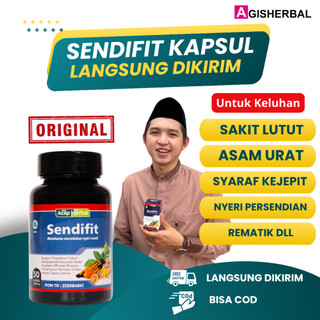 SENDIFIT Herbal Persendian Sakit Lutut - Lutut Kaku - Asam Urat Rematik Nyeri Sendi Isi 50 Kapsul