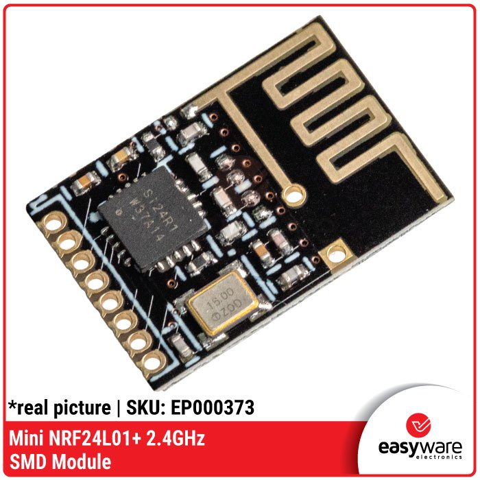 Mini NRF24L01+ NRF24L01 2.4GHz SMD RF Wireless Transceiver Module Mini Power Enhanced Version SMD Re