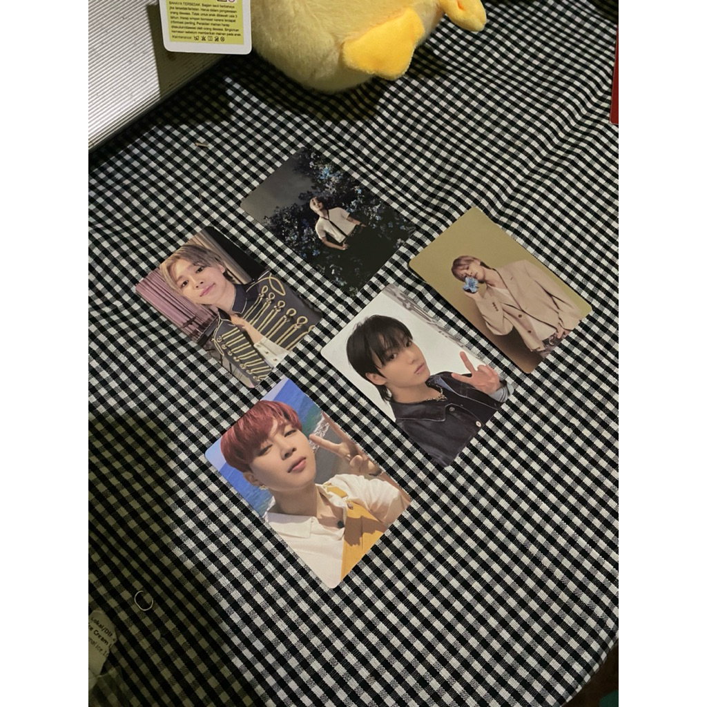 BTS jimin, BTS suga, BTS JUNGKOOK official photocard - ready ina