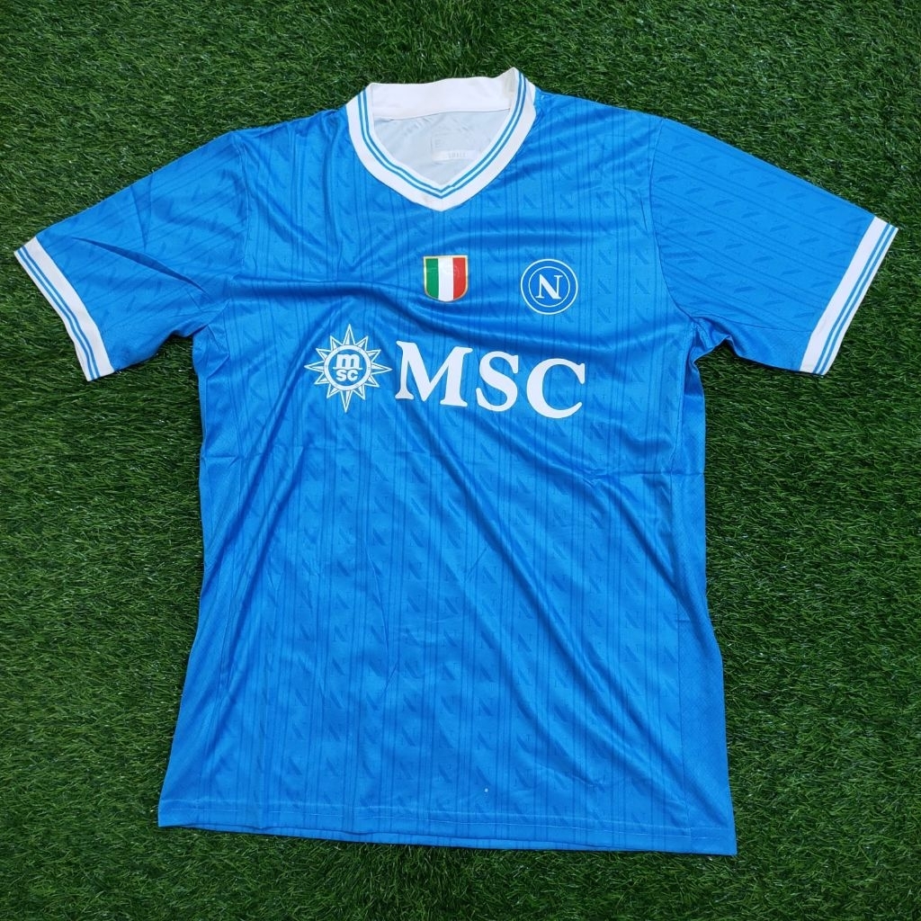 NAPOLI HOME FOOTBALL JERSEY NEW 2025 2026 คุณภาพสูงสุด