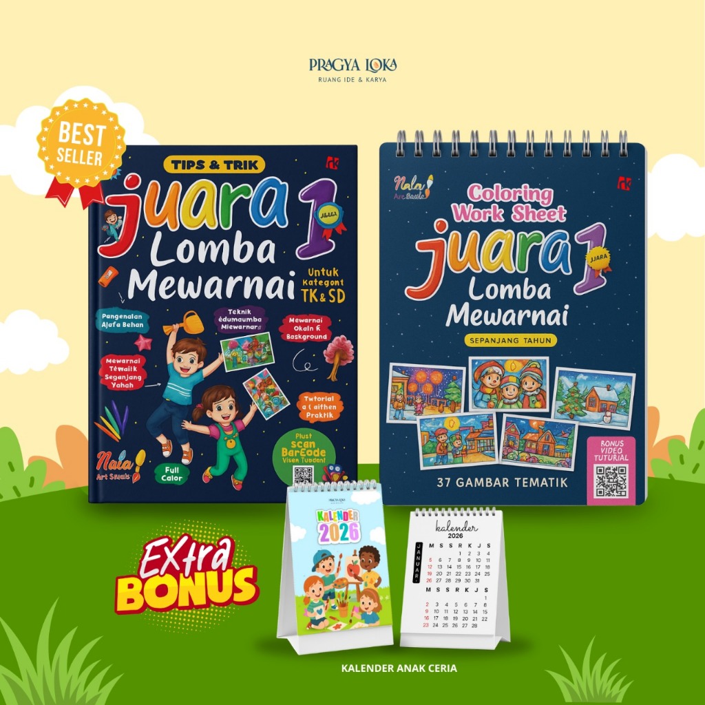 Hobby Book Coloring Work Sheet Champion 1 Coloring Competition - Nala Art Studio - Room of Words