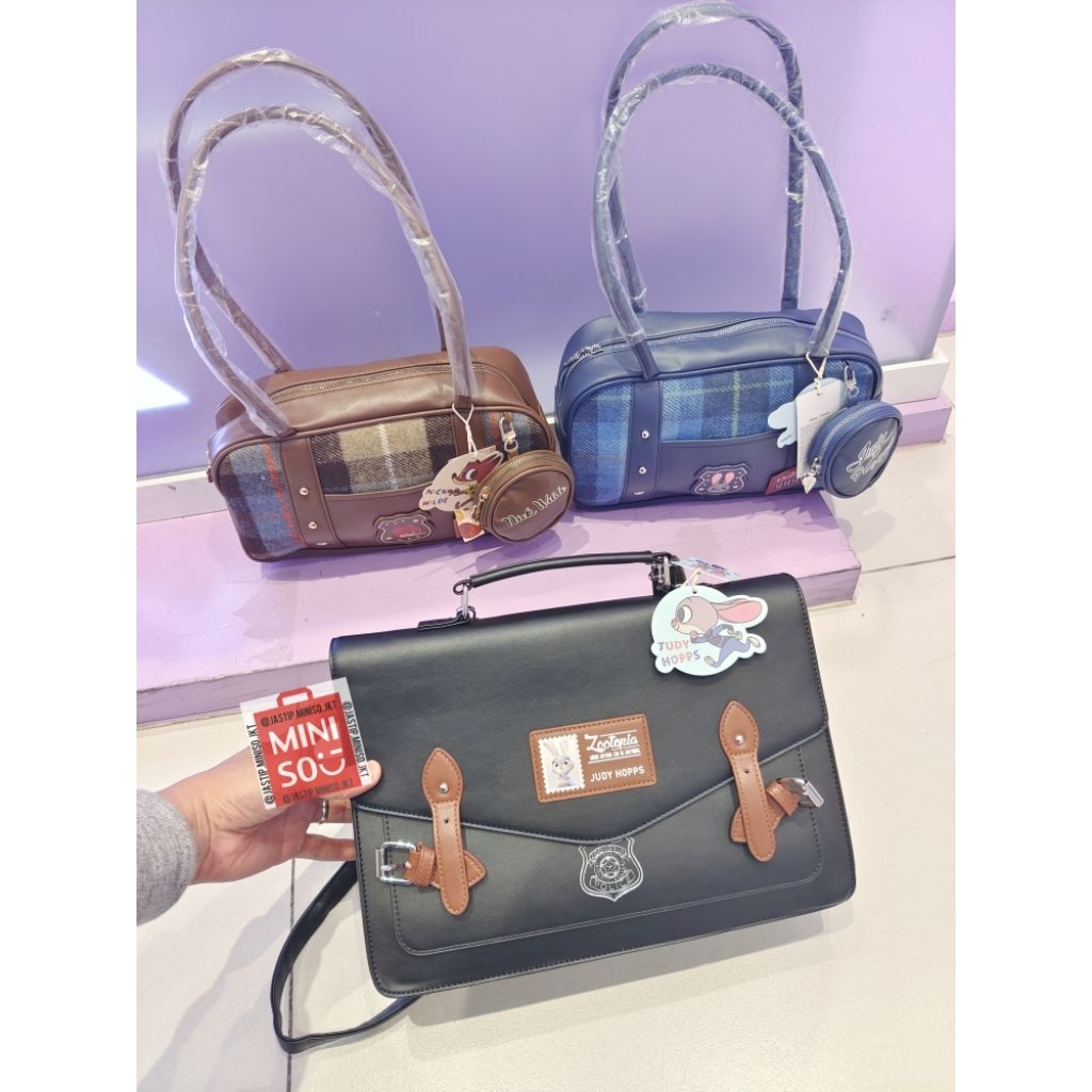 MINISO DISNEY ZOOTPIA Collection Backpack / Shoulder BAG Collection (ITA BAG / Shoulder JUDY / Shoul