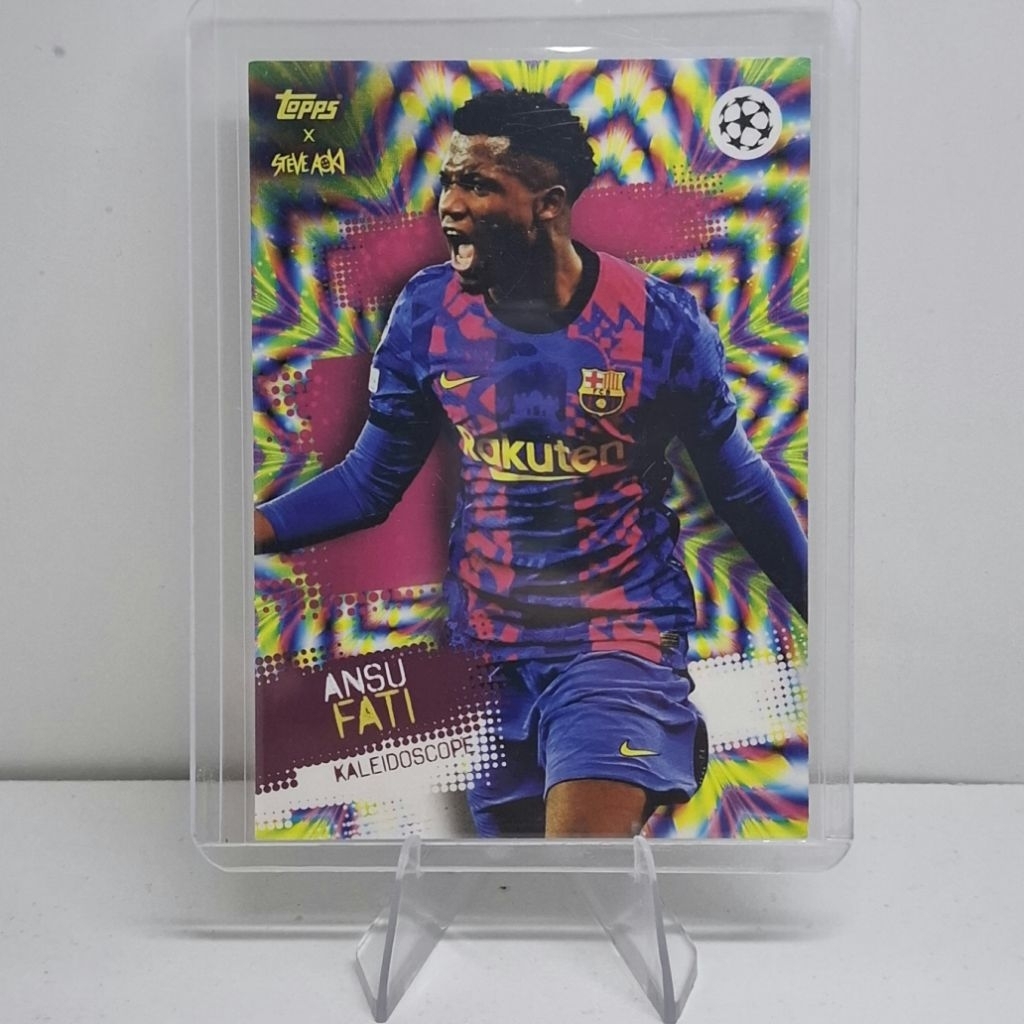 Topps x Steve Aoki Ansu Fati Barcelona การ์ดฟุตบอล