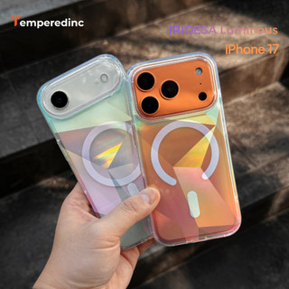 IRIDESA Luminous Clear Case – MagSafe Ready | Reflective Premium Case iPhone 13 / 14 / 15 / 16 / 17 Pro / Pro Max
