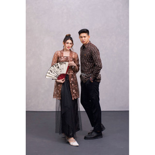 KIMONIK BAJU TENUN / BAJU COUPLE / BAJU KONDANGAN / BAJU WISUDA / BAJU PREWED / KEBAYA / KEBAYA BROKAT (SALMA COUPLE)