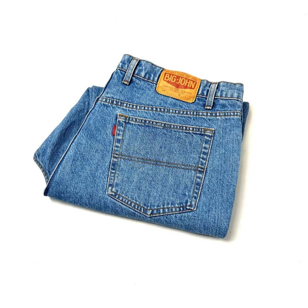 Cuanwell - BIGJOHN SP104 BLUE LOOSE FIT JEANS (HV14)