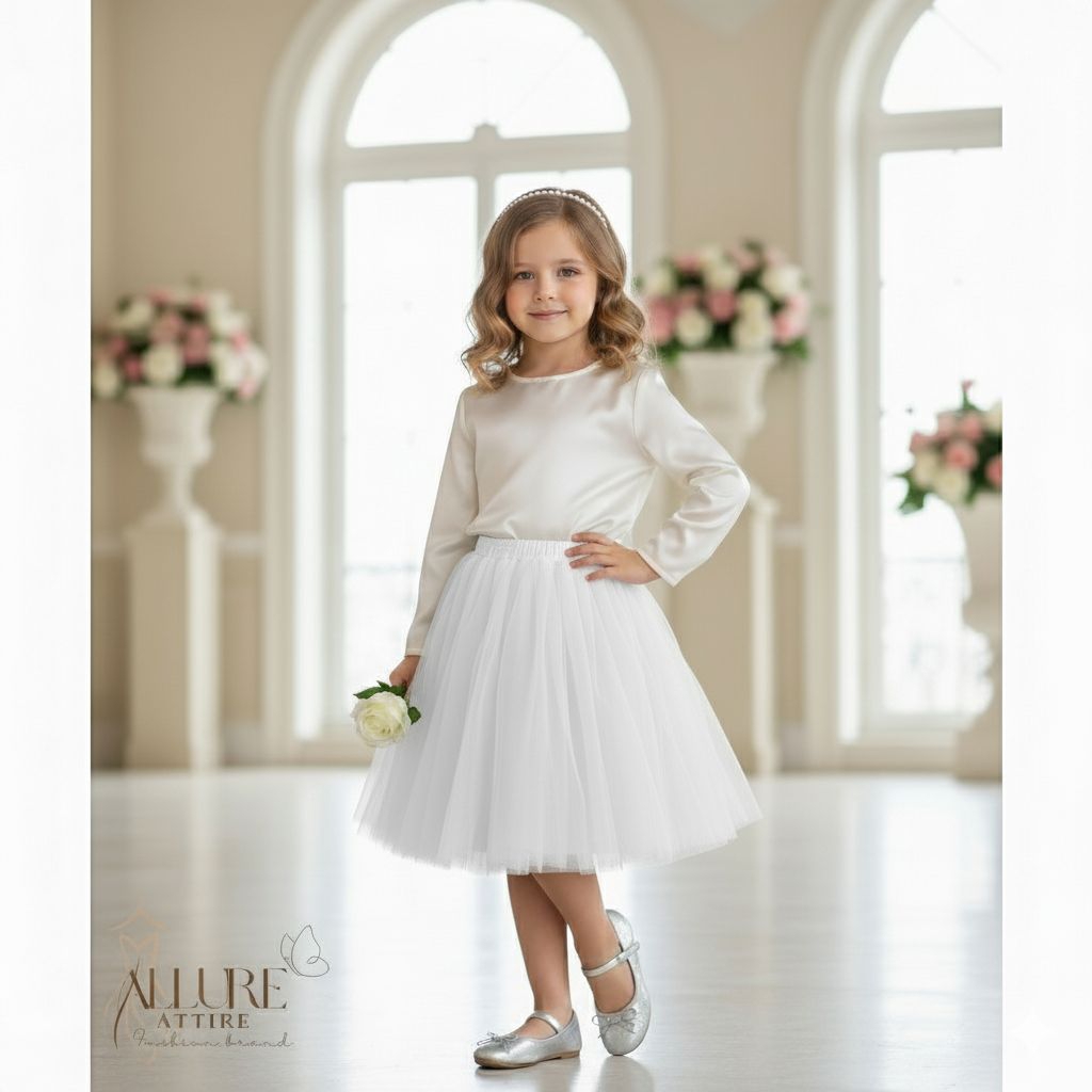 KIDS 3 LAYER TUTU SKIRT/GIRLS LONG TUTU SKIRT/PREMIUM TUTU SKIRT