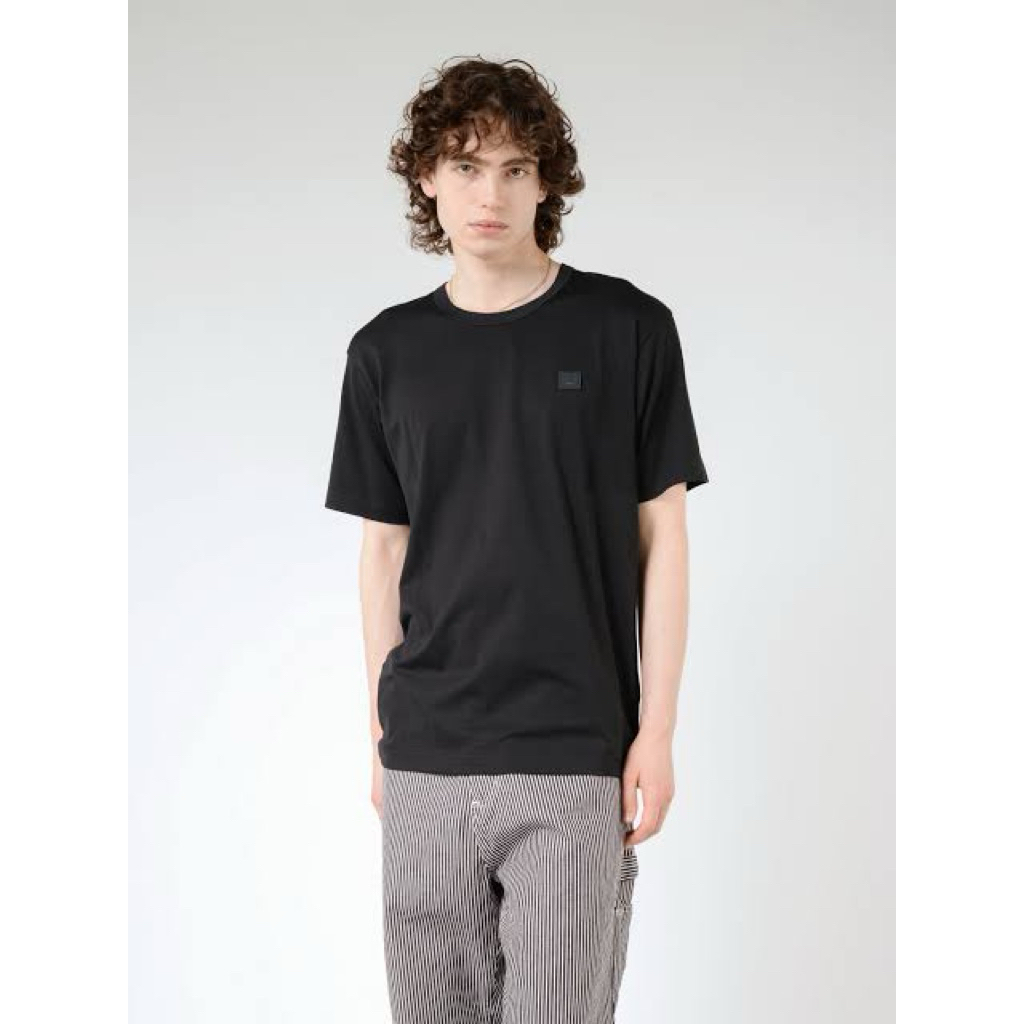 Acne studios nash tee สีดําแท้