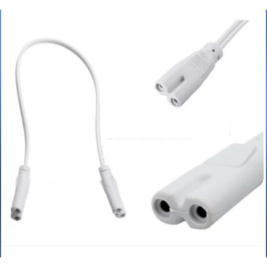 T5 ซ็อกเก็ตสายเคเบิลโคมไฟ / ซ็อกเก็ต T5 / สายเชื่อมต่อโคมไฟ T5 / สายเชื่อมต่อหลอดไฟ LED T5 20 ซม.