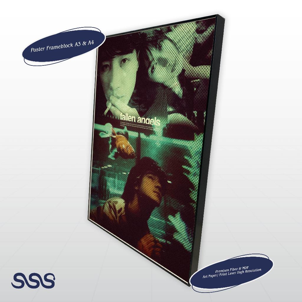 FALLEN ANGELS / MOVIE POSTER / POSTER FRAMEBLOCK 509