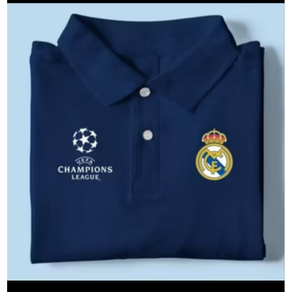 Real madrid ucl home away Polo Shirt เสื้อโปโลฟุตบอล