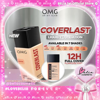 [ BELIA ] OMG CoverLast Liquid Foundation Alas Bedak | Oh My Glam SPF 20 PA++ Oil Control Long Last