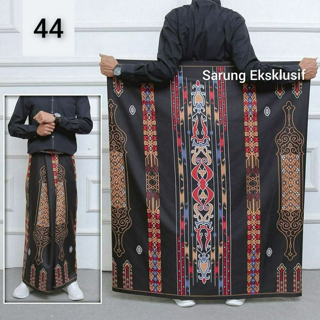 Exclusive Batik Sarong Wadimor Batik Sarong ผู้ใหญ่ผู้ชาย Batik Sarong Modern Batik Sarong รูปแบบล่า