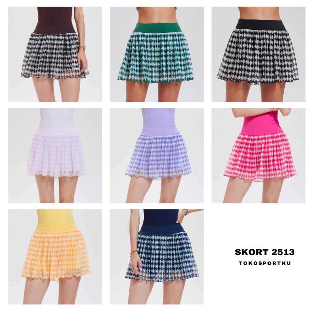 Tokosportku - Skort Tennis Padel Pickleball Skirt Tennis Padel Sports Pants (RS-2513)