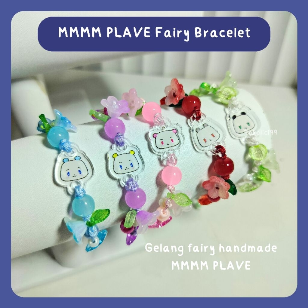 สร้อยข้อมือ MMMM PLAVE / สร้อยข้อมือ MMMM PLAVE / สร้อยข้อมือ Fairy MMMM Plave / สร้อยข้อมือ Fairy H