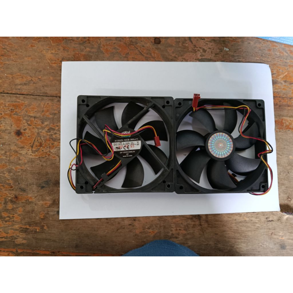 COOLER MASTER 12Cm พัดลมมาตรฐานคอมพิวเตอร์ Master Cooler