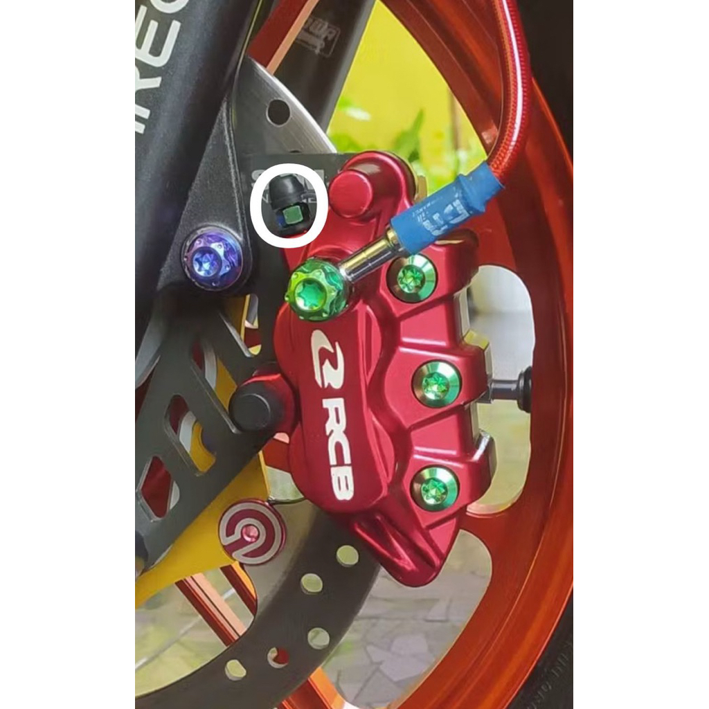 Rcb caliper จุกนมลมไทเทเนียม