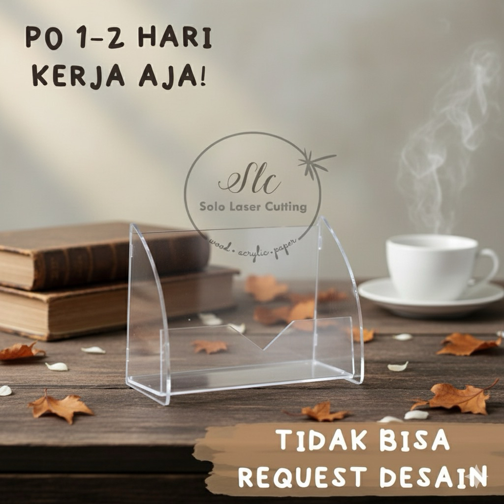 NAME CARD STAND/PLACE NAME DESK DISPLAY ACRYLIC NAME SIGN