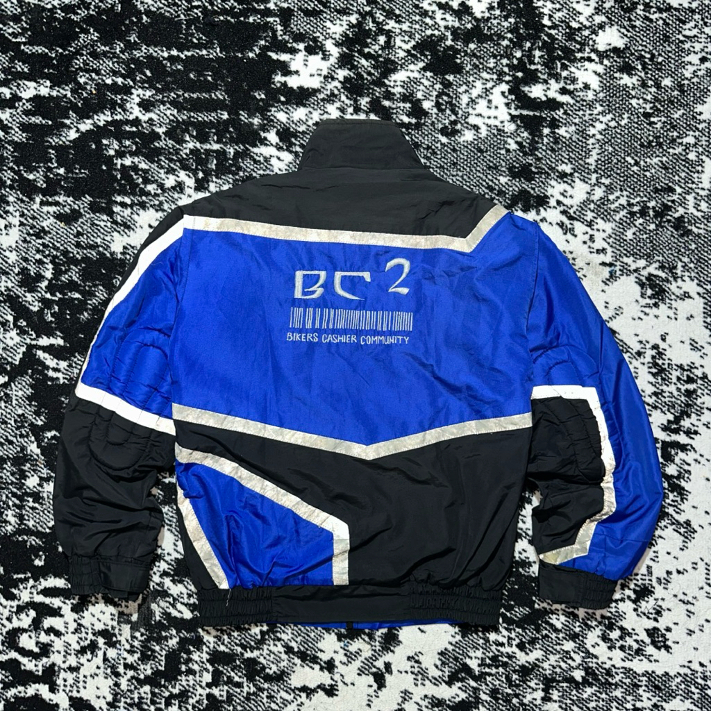 เสื้อแจ็คเก็ต Racing Vintage BC2 ตัวป้องกันสะท้อนแสงวินเทจ
