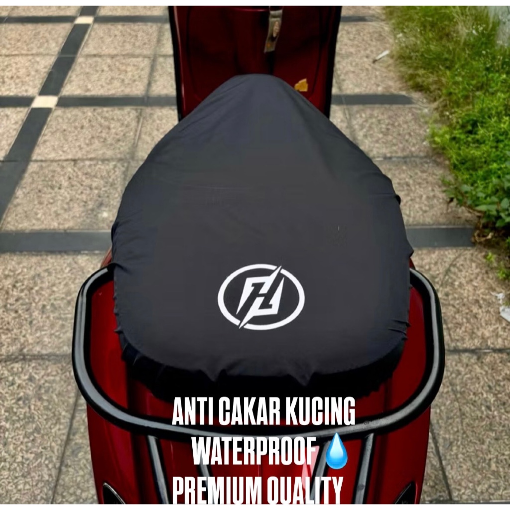 ผ้าคลุมเบาะรถจักรยานยนต์ Anti-Cat Claw และกันน้ําสําหรับ (Vespa LX/S/Sprint/GTS/Primavera/Uwinfly)