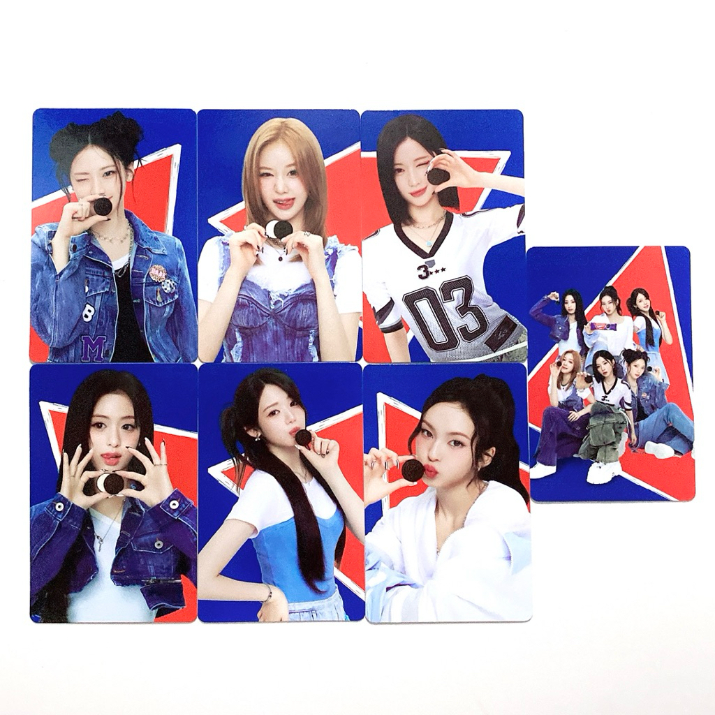BABYMONSTER x Oreo ชุดโฟโต้การ์ดอย่างเป็นทางการ - Ruka Pharita Asa Ahyeon Rora Chiquita Baby Monster