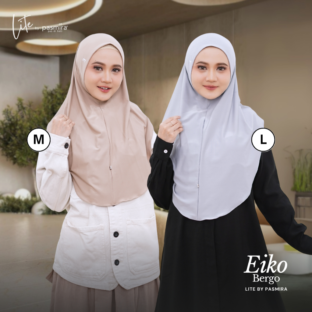 PASMIRA LITE EIKO HIJAB // เสื้อแข่งสําเร็จรูปใส่สบายเบอร์โก