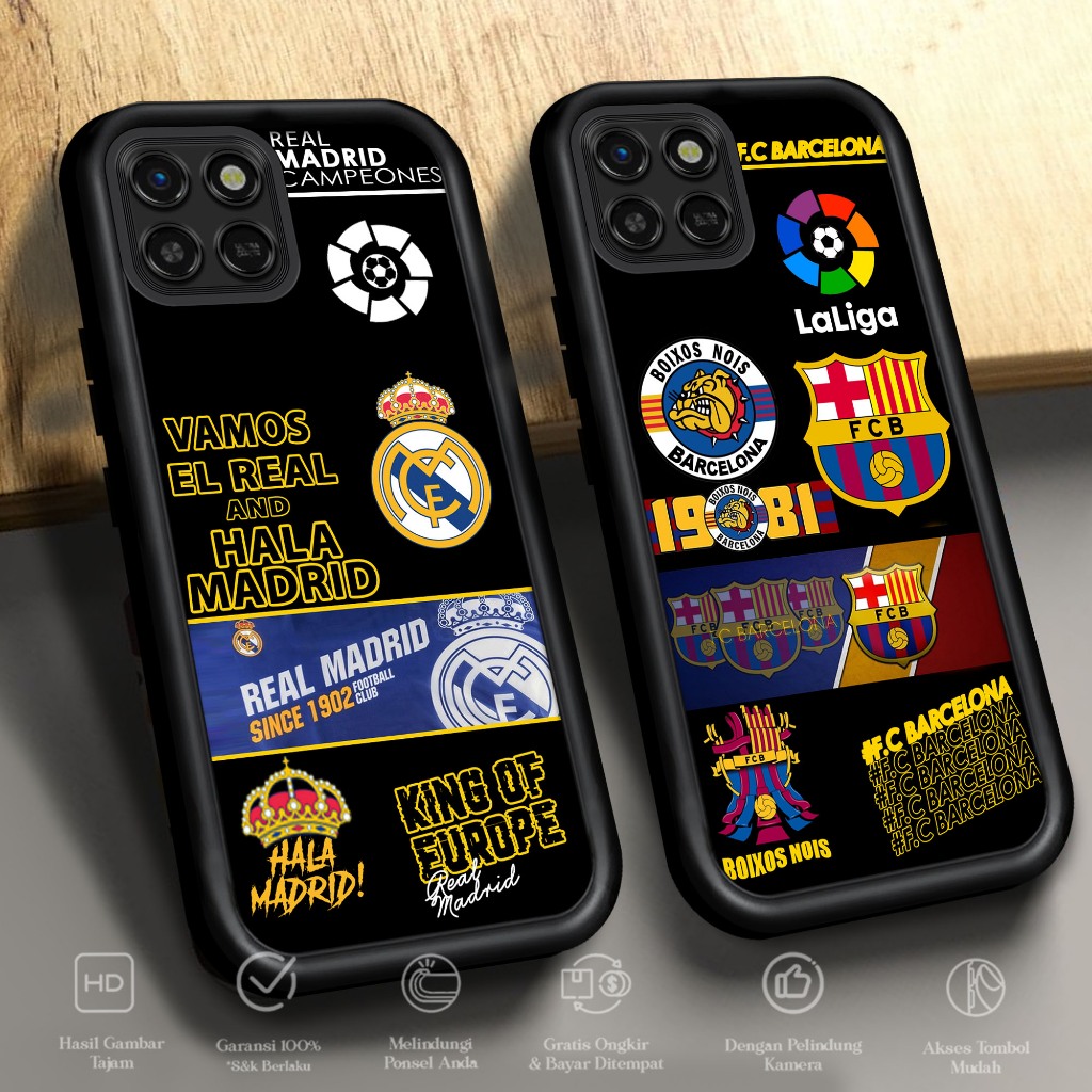 เคสพรีเมี่ยมสําหรับ INFINIX SMART 6 HD Motif [FOOTBALL1] Cover Handphone Casing Softcase Glossy Anti