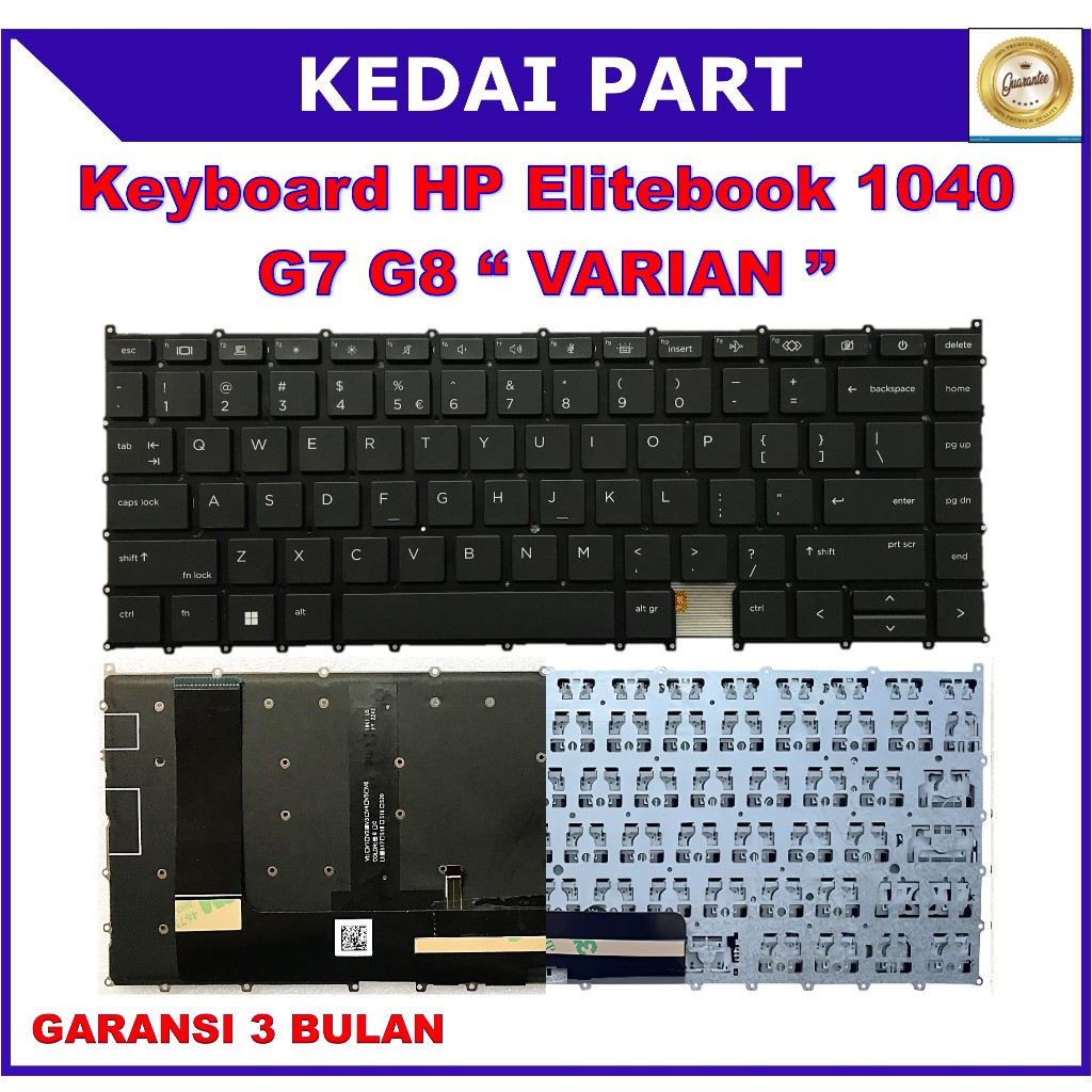 คีย์บอร์ด HP Elitebook X360 1040-G7 1040-G8 1040 G7 G8