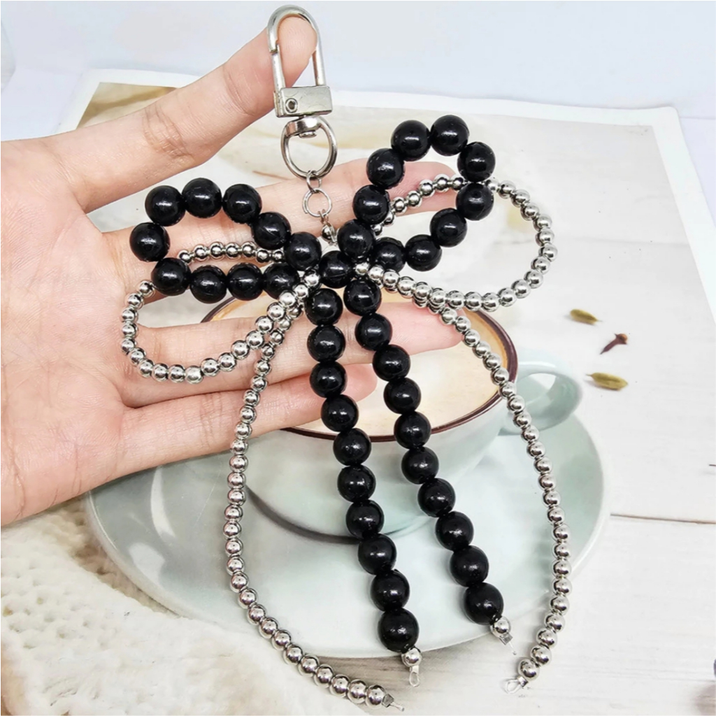 GANTUNGAN Bag Charm พวงกุญแจ Coquette Ribbon