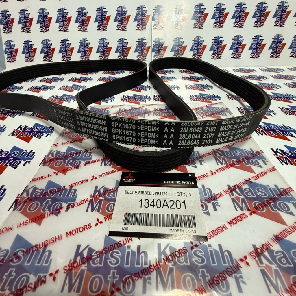 FAN BELT VAN BELT FAN BELT 6PK1670 6PK 1670 TRITON KL1T 4N15 ALL NEW PAJERO DAKAR 4N15 เดิม