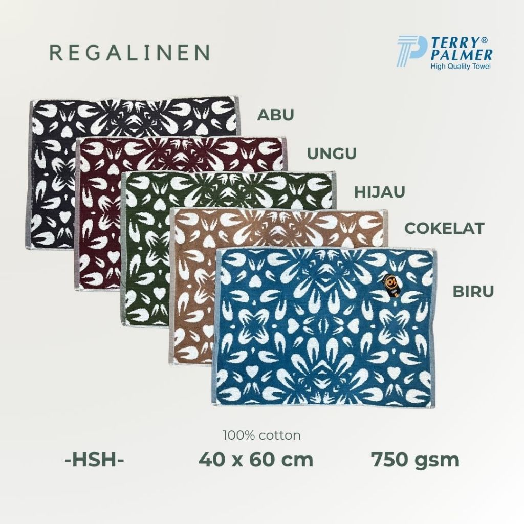 HSH by Terry Palmer 40x60 10-0126 0176 750gsm หนา 100% Cotton Absorbent Floor Towel