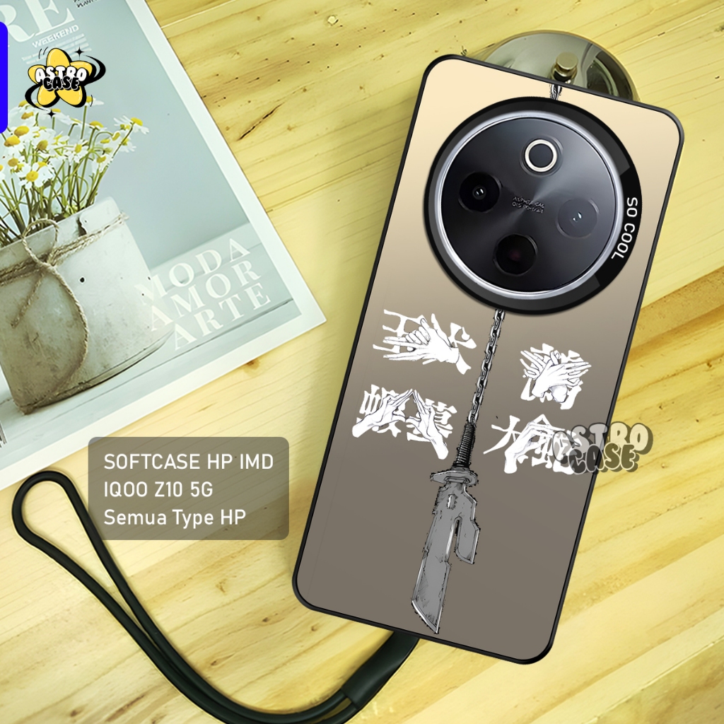 IQOO Z10 Case Premium Matte Hard Casing - เคส IMD - เคส Jujutsu Kaisen Motif Hologram - เคส Iqoo Z9 