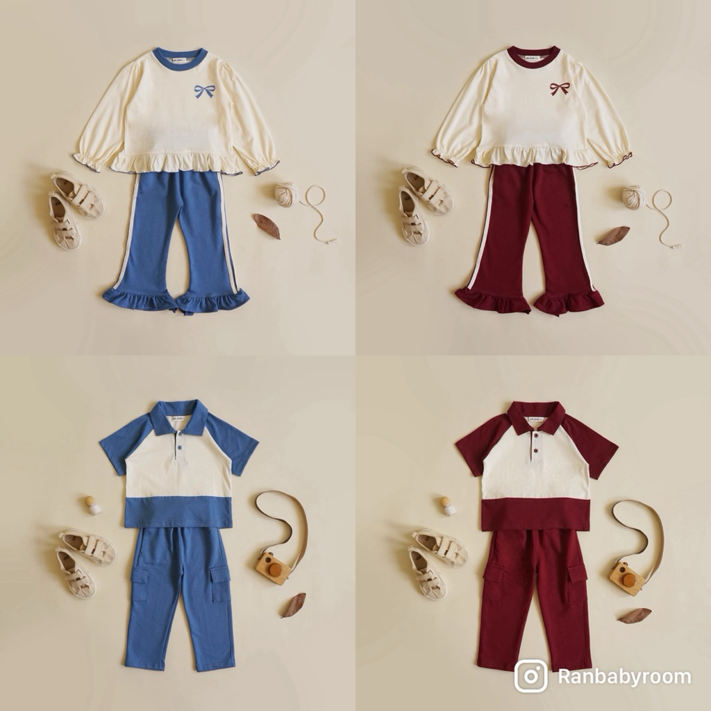 ชุด NAKULA & SABINA | ชุดเสื้อผ้าเด็กผู้หญิง&เด็กผู้ชาย | RANBABYROOM