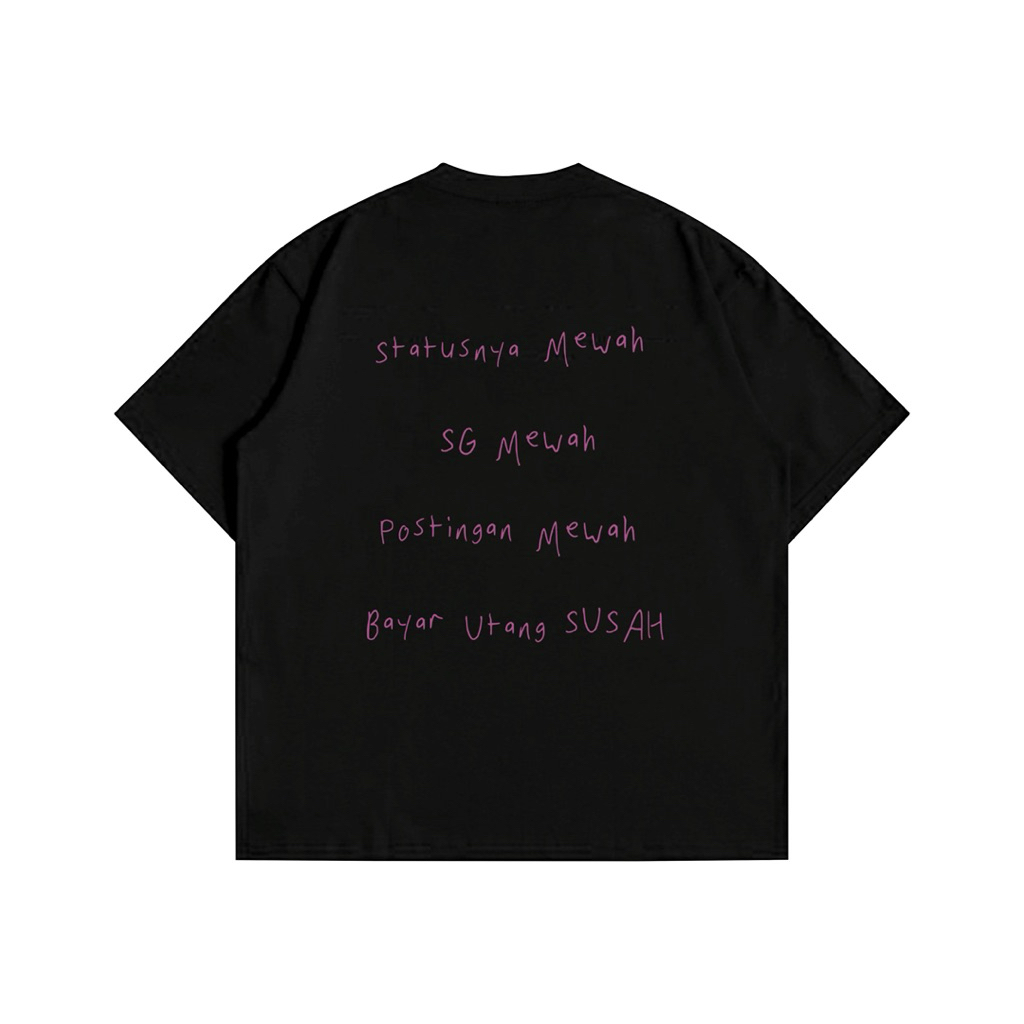 เสื้อยืด POSTING LUXURY PAY AT DIFFICULT PEOPLE | TEE COMBED 24s