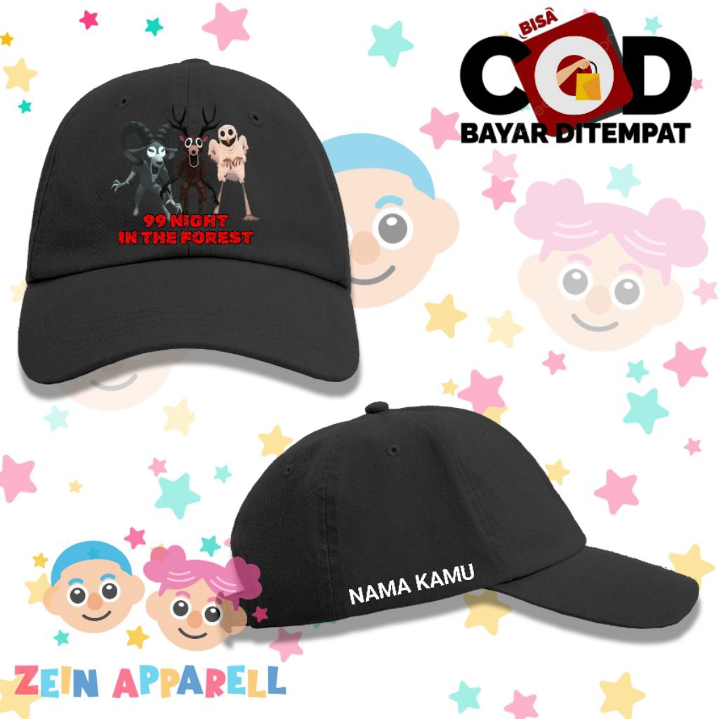 99 Night In The Forest The Monster Kids Hat - 99 Night In The Forest Monster Kids Baseball Cap
