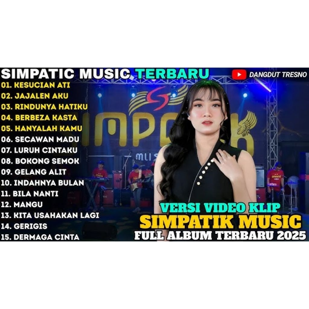 Dangdut Simpatik Music DVD Cassette - เพลงล่าสุด DVD Cassette 2025 - Hits Dangdut Songs DVD Cassette