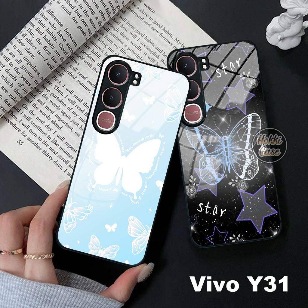 เคส Vivo Y31 - เคส Vivo Y31 Glass Softcase - เคสสําหรับ Vivo Y31 - Vivo Y31 Silicone - เคส Y31 - เคส