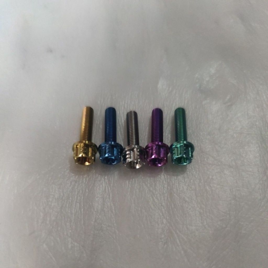 M5 TITANIUM BOLT 8 THREAD (GR5) ( รุ่นหัวจม)