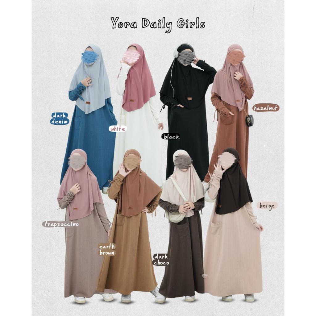 Yora Daily Kids โดย KFM ชุดถัก Syari สําหรับเด็กทุกวัน