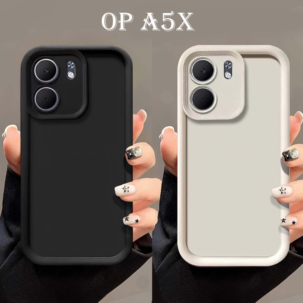 Plain Pro Camera Rubber Casing Back Cover For Oppo A5x - Softcase Rubber Oppo A5x - Case Hp Oppo A5x