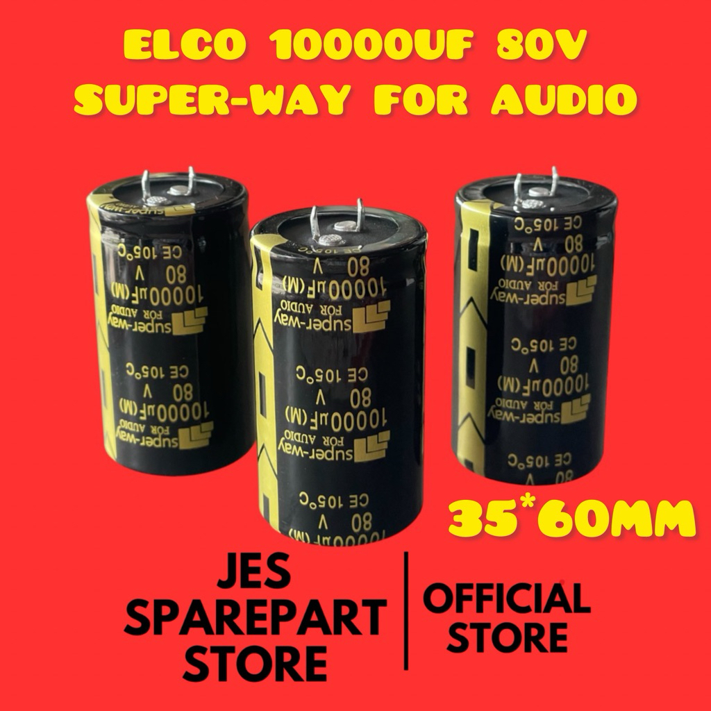 ELCO 10000UF 80V SUPER-WAY สําหรับเสียง