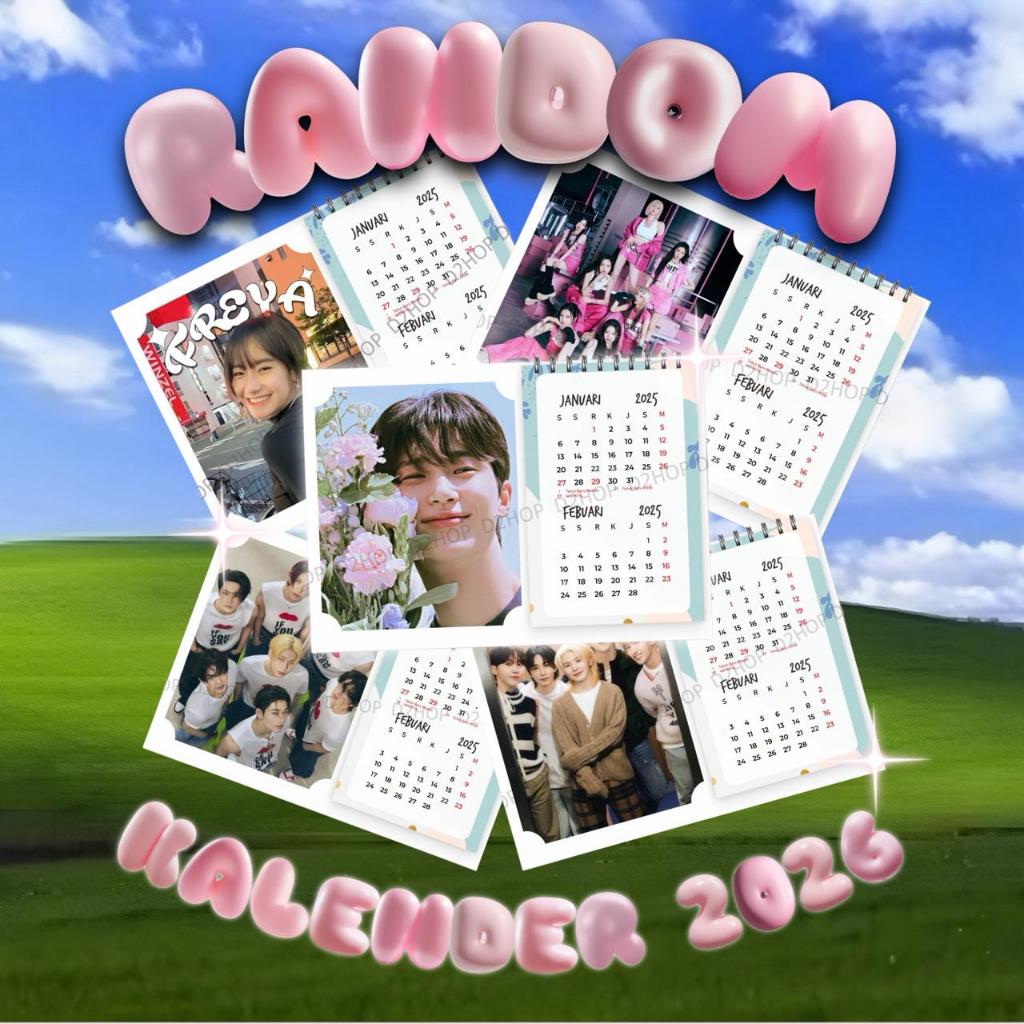 2026 ปฏิทินตั้งโต๊ะ CALENDAR RANDOM PICTURE