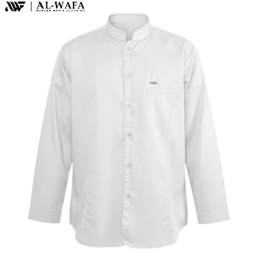 Al-Wafa Koko Semi Suit White Adult (TRM 001) แขนยาว
