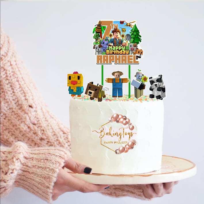 Ro Blox Grow a Garden - ท็อปเปอร์เค้กวันเกิด / ตกแต่งเค้กวันเกิด