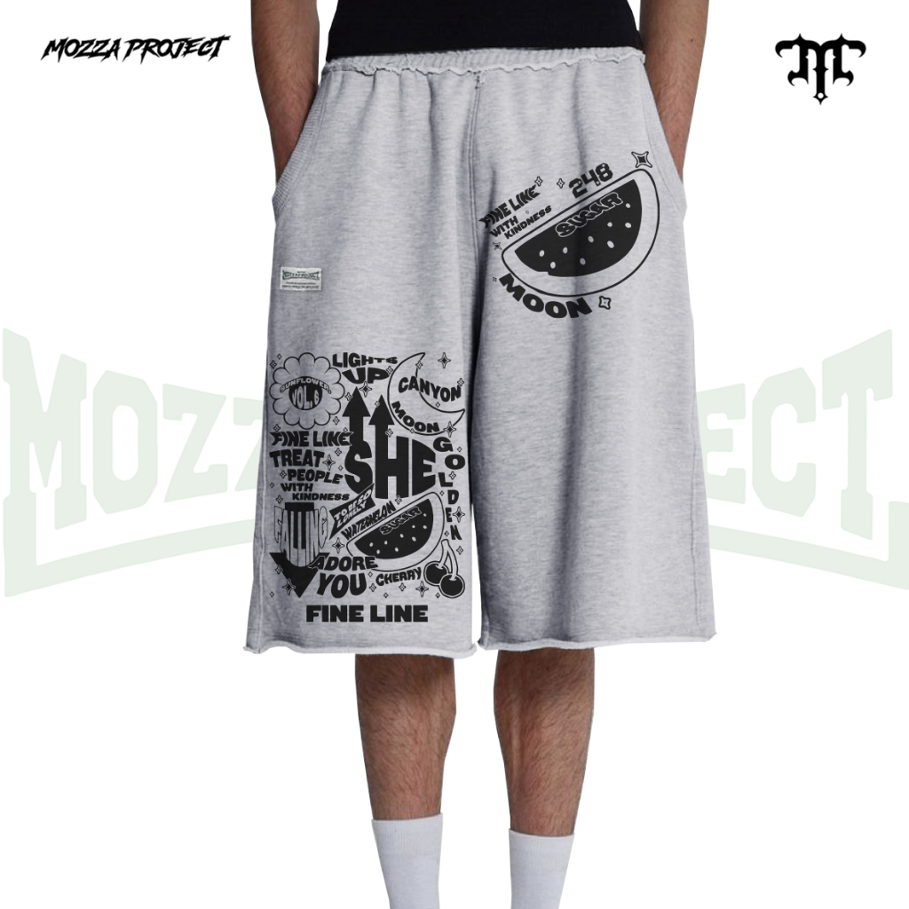 Mozzaproject Pants กางเกงผ้าฟลีซ Jorts Fine Vibe