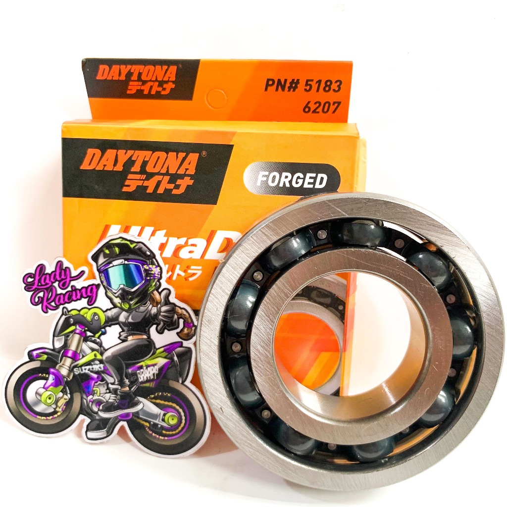 BEARING KRUK AS 6207 DAYTONA CRANKSHAFT BEARING Forged C3 Hi-Speed 5183